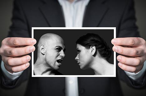 pic of couple arguing
